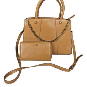 Aldo Perregreenn Satchel Handbag Detachable Strap & Chain. Kedoe Matching Wallet